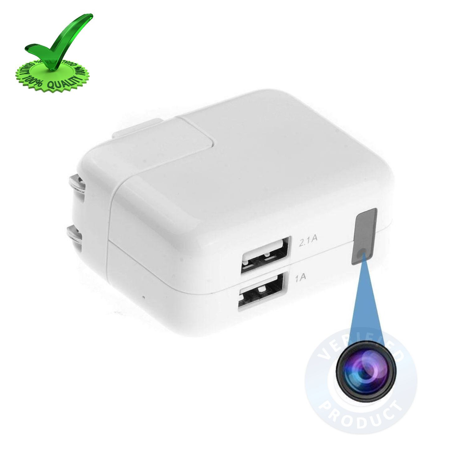 4k Wi-Fi Hidden Spy Camera with Recorder in Apple Usb Charger