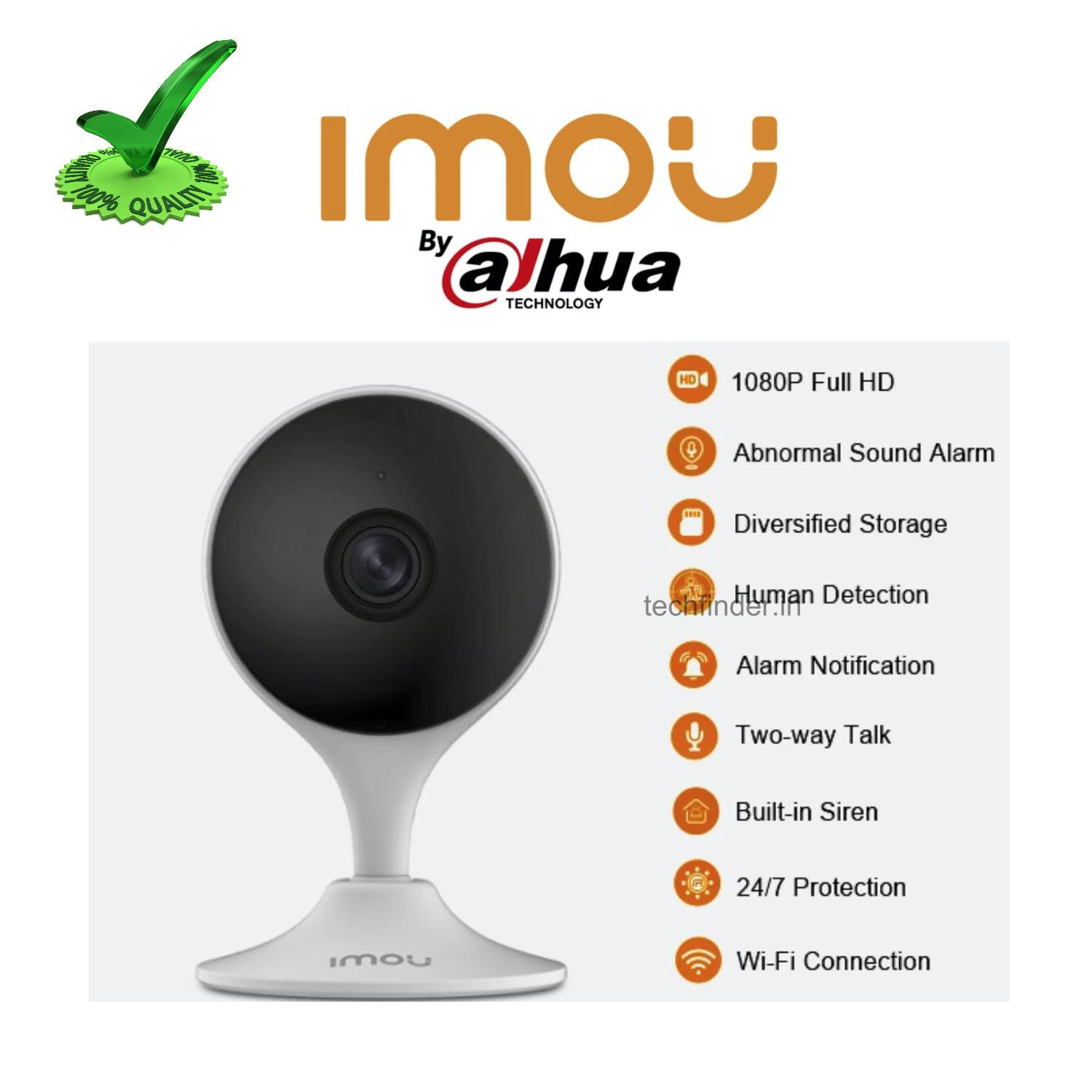 Imou Cue 2 1080p Wireless Smart Wi-Fi Camera