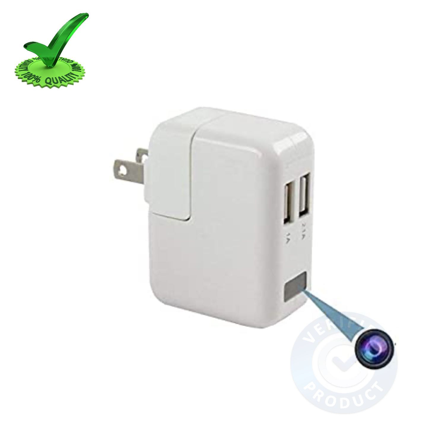 4k Wi-Fi Hidden Spy Camera with Recorder in Apple Usb Charger