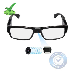 1080p FHD Ultra Slim Invisible Lens Goggles Hidden Spy Camera