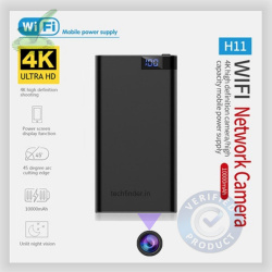 4k WiFi Hidden Spy Camera with Recorder in USB Power Bank